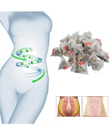 FASIOHDIO 56 Day Detox Tea - Support Goals for Detox Cleanse Flat Belly Bloating Healthy Weight and Digestive Health - Women & Men - Buy Online on GoSupps.com