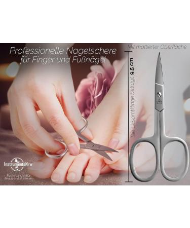 Extra Sharp Stainless Steel Nail Scissors | Rust-Free Manicure & Pedicure Tools for Men & Women - Buy Online on GoSupps.com