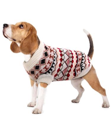 Hjumarayan dog sweater - boho dog sweater Small dog Christmas sweater dog beautiful dog sweater thick dog sweater dog sweaters dog sweater French bulldog chihuahua (red s) s red - Buy Online on GoSupps.com