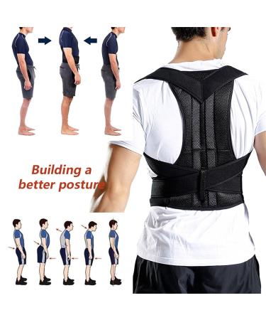 Posture Corrector Men Women Back Brace For Upper And Lower Full Back Support Straightener Waist Belts Support Provides Neck Back Shoulder Pain Relief Corrector (Size : 4XL) - Buy Online on GoSupps.com