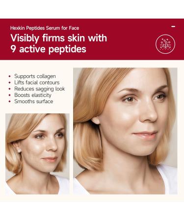 Hexkin Rejuvenating Face Serum Ampoule Set Daily Essence with Hyaluronic Acid & Antioxidants | Korean Skincare for Hydrating Firming and Radiance Boost (5 x 2ml) - Buy Online on GoSupps.com