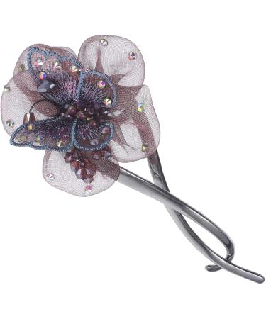 Beaupretty Rhinestones Hair Barrette headgear french barrette clips butterfly clips catch clips rhinestones bow butterfly french clips make up cloth steamed stuffed bun Make Up Hair Clips - Buy Online on GoSupps.com