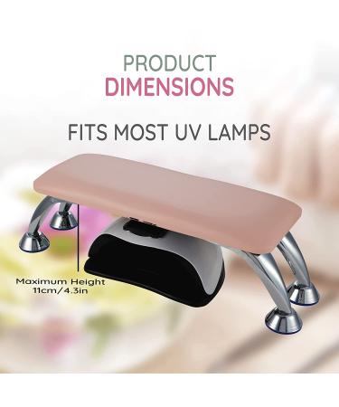 Nail Salon Arm Rest Cushion for Nail Tech - Microfiber Leather Hand Pillow Stand for Acrylic Nails Manicure Desk Station - Thick Pink Non Slip Sponge Pad - Buy Online on GoSupps.com