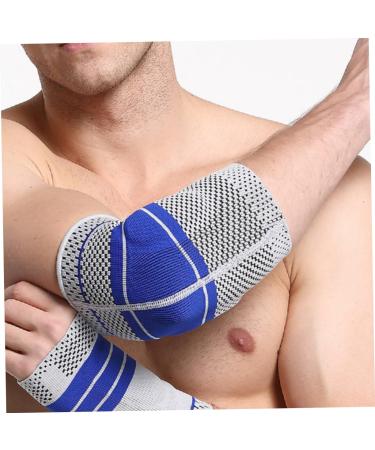 MAGICLULU Compression Arm Sleeves | Padded Sports Elbow Brace for Basketball & Tennis | Men s Fitness Elbow Guard Sleeve & Thicken Elbow Pads - Buy Online on GoSupps.com