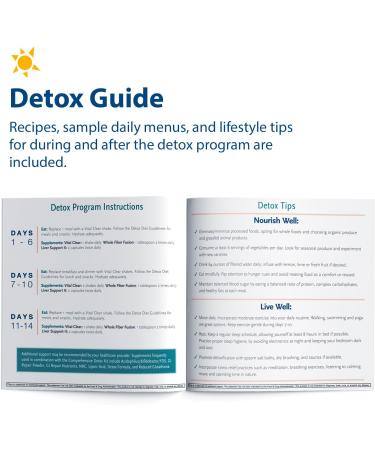 Vital Nutrients 14-Day Comprehensive Detox Kit - Vegetarian Cleanse - Buy Online on GoSupps.com