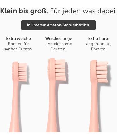 Wondersmile Replacement Brushes - Sound Toothbrush Brush Heads (4 Pack) in Atomic Rose - Enhance Your Oral Care  - Buy Online on GoSupps.com