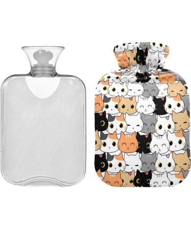 Buy Cute Kitten Heat Bottle - 2L Hot Water Bag for Pain Relief & Heat Therapy - Buy Online on GoSupps.com