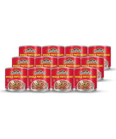 La Costena Bayos Whole Beans 12 x 400g Case/Mexican Cooked Pinto Beans Tinned Bayos Frijoles Canned Beans Wholesale (Pack of 12) - Buy Online on GoSupps.com