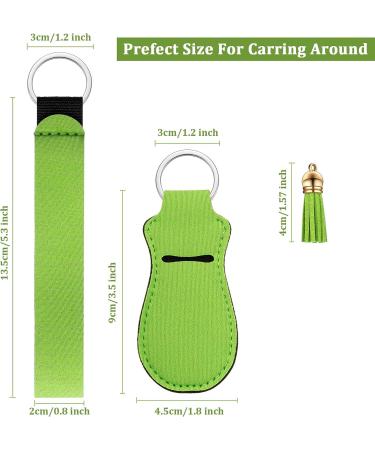 30-Piece Lipstick Holder Keychain with Wristlet & Colored Tassel Pendants for Women - Perfect for Travelling - Buy Online on GoSupps.com