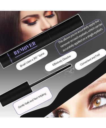Qiveaory 2Pcs Lash Remover for Lash Extension Cluster Lash Glue Remover Individual Eyelashes Gentle Eye Removal for False Lashes Eyelash Extension Adhesive Remover Self Use at Home - Buy Online on GoSupps.com