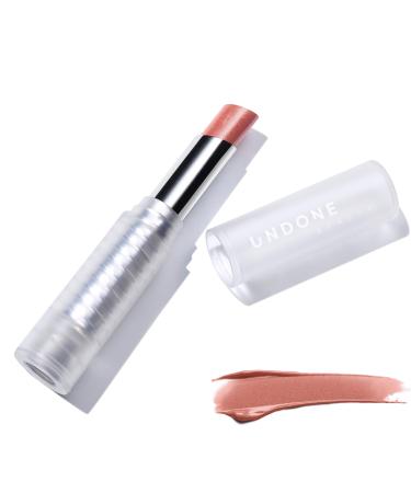 Undone Beauty Light on Lip Reflecting, Amplifying Lipstick with Sheer, Buildable, Hydrating Color and Aloe, Coconut & Volume Enhancing Pigment - Vegan and Paraben & Cruelty Free - Honey Rose