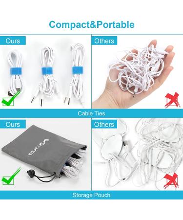 Brilnurse Dual Channel TENS EMS Unit | 24 Modes Muscle Stimulator for Pain Relief | Rechargeable Mini TENS Machine with 10 Pads and Accessories - Buy Online on GoSupps.com