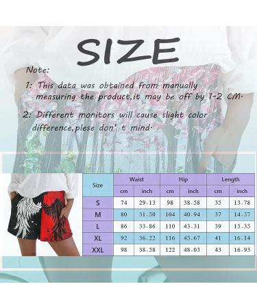 Gufesf Women's Linen Summer Shorts - Lightweight & Comfy Elastic High Waist Casual Shorts with Pockets | W1 Gold - Medium - Buy Online on GoSupps.com
