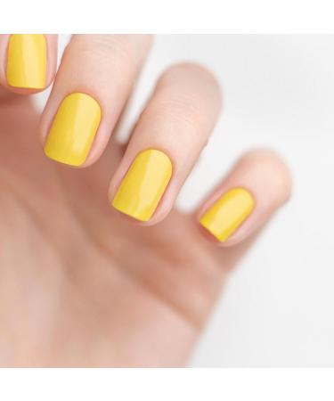 AVOA Beauty Mellow Yellow Nail Foil - Opaque Pastel Yellow Self-Adhesive Nail Wraps | Long-Lasting 16 Pack - Buy Online on GoSupps.com