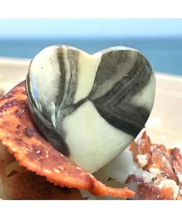 Steinfixx Large Gem Heart | Healing Crystal | Chakra & Massage Stone | Perfect Gift | Shell Jaspis - Buy Online on GoSupps.com