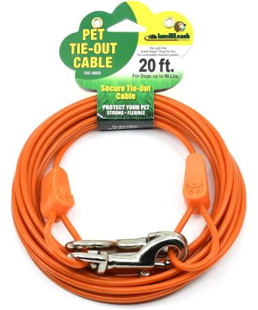 Intellileash 6.8m Mooring Cable for Dogs | Strong Safe & Durable Tensioning Belts for Small Dogs Up to 40.8kg | Weather-Resistant Galvanized Aircraft Cables - Buy Online on GoSupps.com