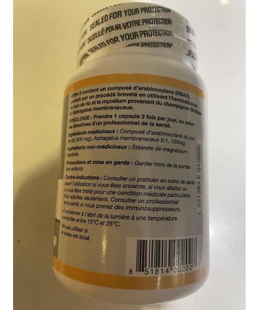 MGN-3 Extra Strength Immune Enhancing Complex 650mg - MGN 3 500mg + Astragalus 5:1 150mg -50 Vegetable Capsules - Buy Online on GoSupps.com