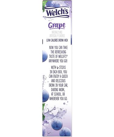Welchs Singles to Go! Grape 6 Ct .48 Oz (Pack of 6) - Buy Online on GoSupps.com
