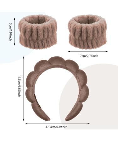 Sibba Sponge-Headband Set for Women & Girls - Perfect for Face Washing Makeup Skincare Yoga & Spa | Terry Hair Bands for Showers & Sports - Buy Online on GoSupps.com