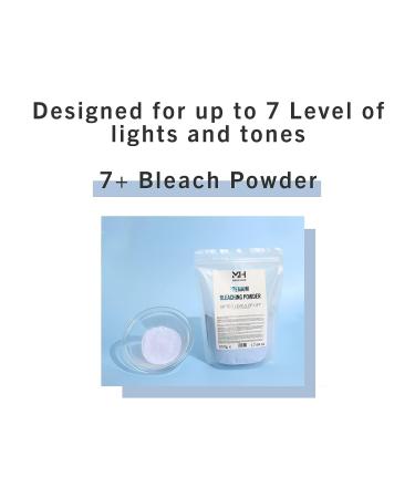 MANE HEAD Blue Premium Dust Free Bleaching Powder 500g - 7+ Anti Yellow Hair Bleach Powder - Buy Online on GoSupps.com
