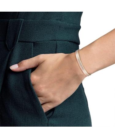 3PCS Tri Tone Magnetic Copper Bracelet Set | 6.5'' Pure Copper Jewelry for Men | Copper Cuff Bangles Gift - Buy Online on GoSupps.com