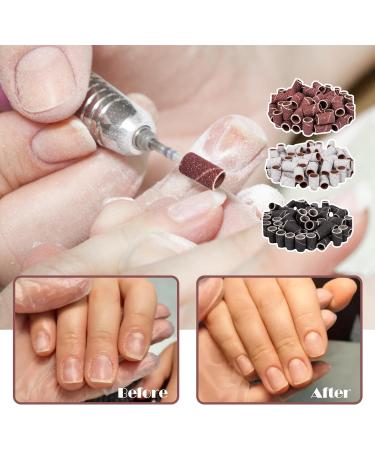 210 Pcs Sanding Bands For Nail Drill Sanding Bands 80# 120# 180# Multi-Colored Nail Drill Sanding Bands With Boxed Nail Sanding Bands Removing Acrylic Gel for Manicures & Pedicure - Buy Online on GoSupps.com