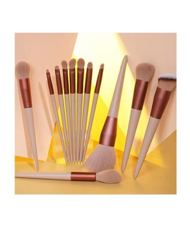 Premium 13-Piece Makeup Brush Set | Soft Eye Shadow Blush & Foundation Brushes for Flawless Application - International Shipping Available - Buy Online on GoSupps.com