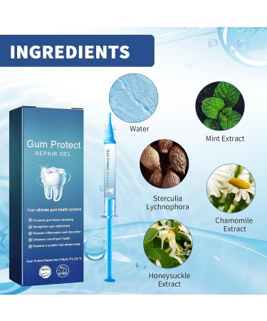 Gum Therapy Gel Set 3 Pieces for Deep Cleaning Stain Removal and Gum Protection - Buy Online on GoSupps.com