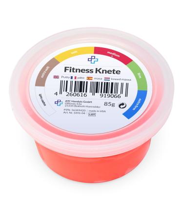 ATC Handels GmbH Therapy Putty 85g Putty for hand training Therapy Modeling Clay 85g red medium