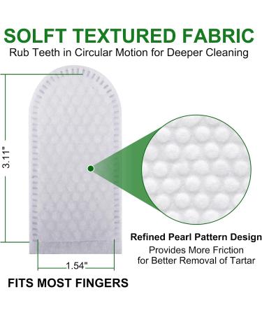 Dental Care Finger Wipes Pack of 50 | Quick & Easy Finger Wipes for Dogs(Cats) Teeth | Dog Toothbrush | Cat Toothbrush | Massages Gums & Freshens Breath - Buy Online on GoSupps.com