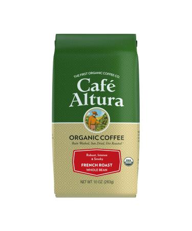 Cafe Altura Organic Coffee French Roast Whole Bean 10 oz (283 g)