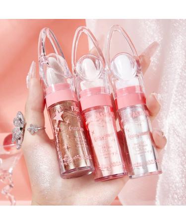 Shimmer Highlighter Powder Stick Set - Fairy Glitter Sparkle for Face, Eyes, Lips, Hair and Body (Pack of 3) - Buy Online on GoSupps.com
