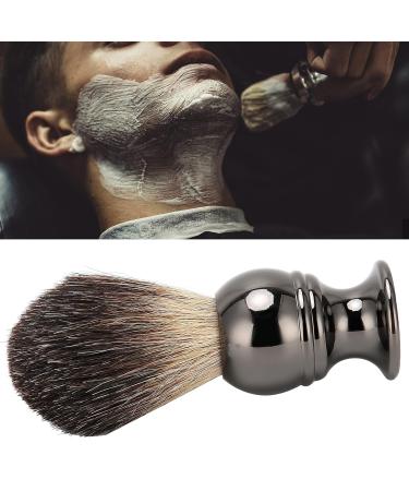 Ankroyu Men's Shaving Brush - Portable Stainless Steel Handle Beard & Facial Cleaning Tool - Perfect for Travel & Salon Use - Buy Online on GoSupps.com