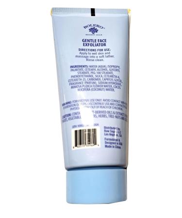 Bolero Revive Gentle Face Exfoliator - Mimosa Flower & Coconut 3oz | International Shipping - Buy Online on GoSupps.com