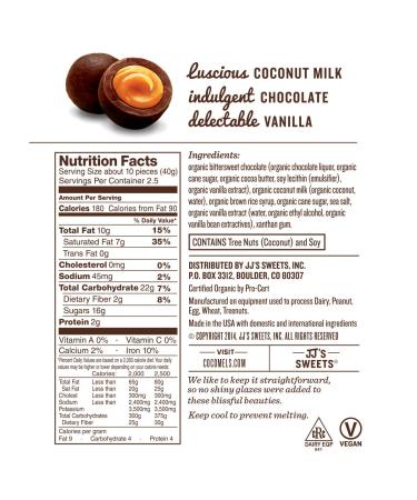 Cocomels Coconut Milk Caramels - Madagascar Vanilla Bites 3.5 oz | Dairy-Free Treats - Buy Online on GoSupps.com