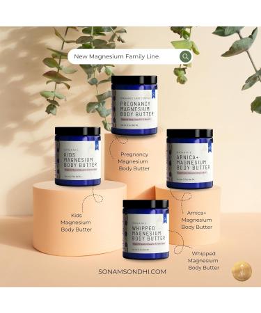 Organic Pregnancy Magnesium Whipped Body Butter 4 oz Unscented & Pregnancy Safe Extra Strength Magnesium Chloride Organic Butters Promotes Comfort & Relaxation All-Natural No Preservatives - Buy Online on GoSupps.com
