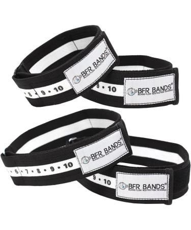 BFR Bands Slider Series Bundle - 1.5 Arm and 2 Leg Bands for Lean Muscle Growth | Blood Flow Restriction Training Without Heavy Weights - Buy Online on GoSupps.com
