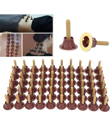 60 Pieces Self-Adhesive Moxa Sticks - Pure Moxa Cones for Acupuncture & Pain Relief | Traditional Chinese Medicine - Buy Online on GoSupps.com