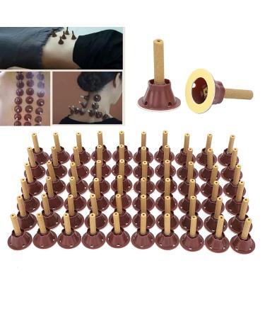 60pcs Self-Adhesive Moxa Sticks - Pure Moxa Cones for Health & Wellness | International Shipping Available - Buy Online on GoSupps.com