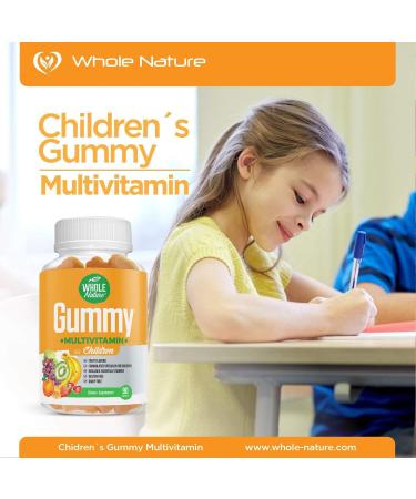 WHOLE NATURE Kids Gummy Multivitamin - Daily Essentials for Children's Wellness | 90 Gummies, Fruit Flavor, No Artificial Sugar, Dairy & Gluten Free - Buy Online on GoSupps.com