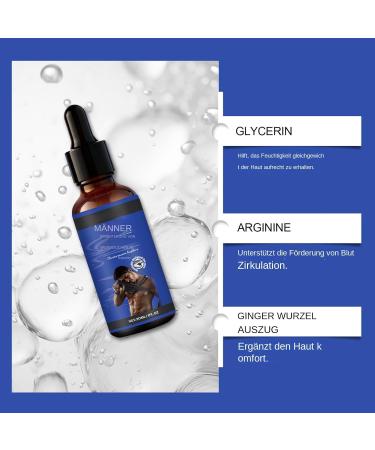  Generisch Massage Oil for Men - 30ml - Invigorating Moisturizing Gel - Support Oil for Men - For Greater Enlargement - Stronger Lasting and More Intense Performance - Buy Online on GoSupps.com