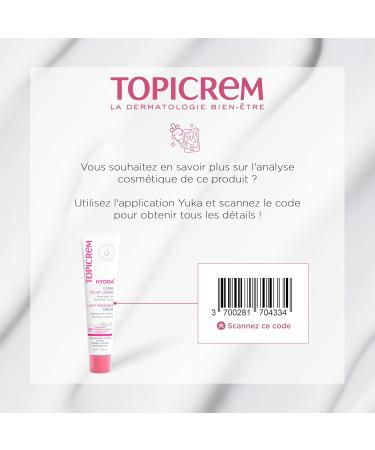Topicrem - HYDRA+ Light Radiance Moisturizing Cream for Sensitive Normal to Combination Skin Adults and Adolescents - 24-Hour Hydration Awakens Radiance - 40 ml - Buy Online on GoSupps.com
