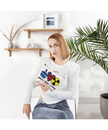 Shop Levlo Xray Technologist Cosmetics Pocket Bag Stylish Make-Up Zipper Pouch for Women & Girls | Perfect X-Ray Gift | Peace Love X-Rays - Buy Online on GoSupps.com