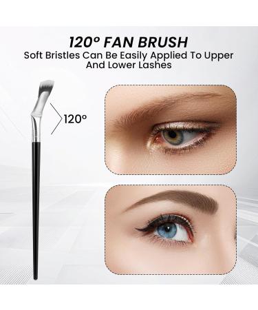 Simarro 3Pcs Eyelash Brush Set | Angle Brush & Steel Tooth Comb for Natural Lifted Lashes & Eyebrows - Portable Makeup Tools for Women & Girls - Buy Online on GoSupps.com