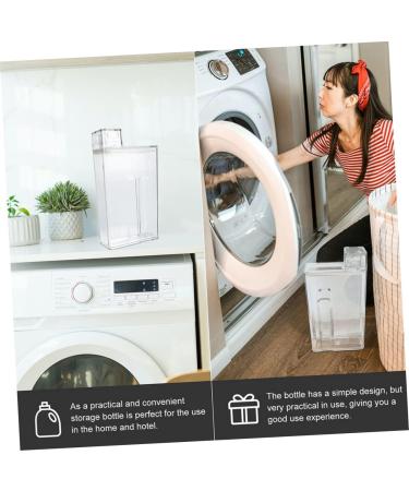 Healeved 2pcs Laundry Storage Box Tide Container Laundry Container Laundry Softener Fabric Softener Dispenser Laundry Room Storage The Pet Liquid Laundry Rack - Buy Online on GoSupps.com