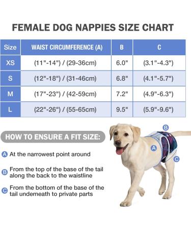 Buy Dono Reusable Dog Diapers - 3 Adjustable Washable Heat Pants for Bitches (Palm Leaves Size L) - Eco-Friendly Pet Care - Buy Online on GoSupps.com