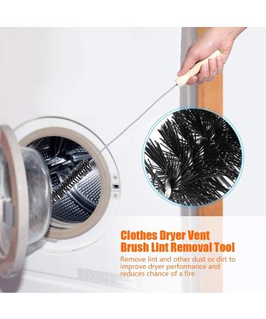 Dryer Vent Cleaner - Flexible 30.31in Lint Brush Tool for Dust & Blockage Removal - International Shipping Available - Buy Online on GoSupps.com