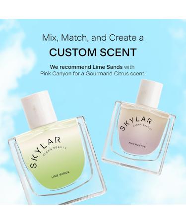 Skylar Lime Sands Eau de Parfum - Hypoallergenic & Clean Perfume for Women & Men Vegan & Safe for Sensitive Skin - Woody Citrus Perfume with Notes of Lime Sea Salt & Coconut Water - 50mL /1.7 Fl oz - Buy Online on GoSupps.com