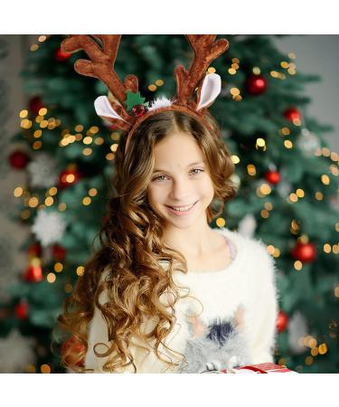 Beavorty Christmas Reindeer Antler Headband Reindeer Antlers Headband Christmas Supplies - Buy Online on GoSupps.com