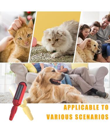 Reusable Lint Roller for Pet Hair - 2 Pack | Effective Animal Hair Remover for Cats & Dogs | Ideal for Carpet & Sofa - Buy Online on GoSupps.com
